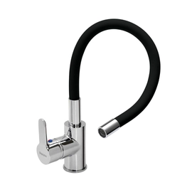 Grifería De Cocina Colors Black Monocomando De Mesada