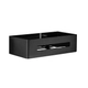 PEIRANO ESTANTE ORGANIZ. RECT. BLACK 25x12x7