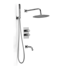 PEIRANO DUCHA EMB. MONOC. 3 FUNCIONES CROMO FABRIC