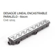 IDEAL DESAGUE LINEAL ENCASTRABLE PARALELO 60 CM