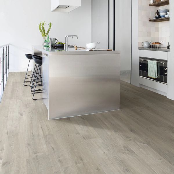 QS CLICK LAM IMPRESSIVE ROBLE GRIS SUAVE 138 X 19