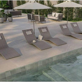 Eliane Porcelanato Khali Gris 120X120 Exterior