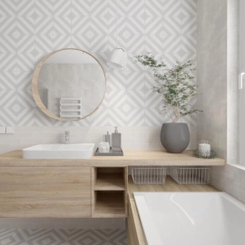Vives Porcelanato Goroka Gris 20 X 20
