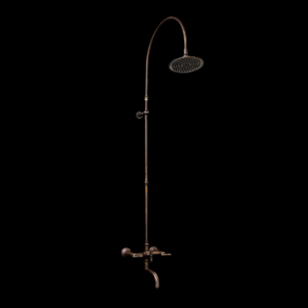 ROBINET BRONX BAÑERA EXTERIOR CON TRANSF COBRE VIEJO