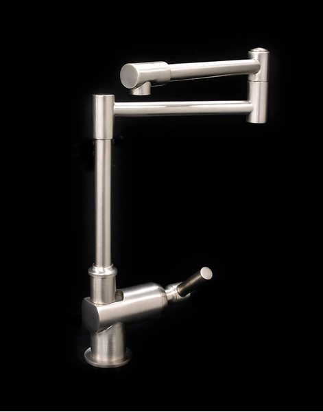 ROBINET LUMMIN MONOCOMANDO RETRACTIL NIQUEL MATE