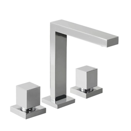 Grifería De Lavatorio Lago Bicomando De Mesada