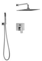 DUCHA MONOC C/TRANSF Y DUCHADOR CROMO WAVE PEIRANO