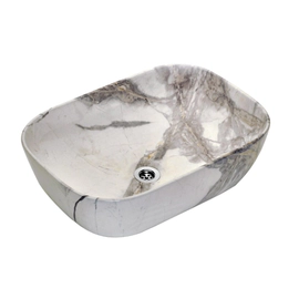 PEIRANO BACHA DE APOYAR SIMIL MARMOL (460x320x140)