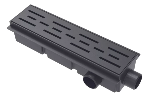 IDEAL DESAGÜE LINEAL ENCASTRABLE DE 30 CM CON BASE DE ABS
