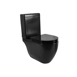 FERRUM FONTANA INODORO LARGO 4,5 LITROS NEGRO SAT