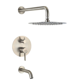 PEIRANO DUCHA MONOCOMANDO DE EMBUTIR CR STEEL