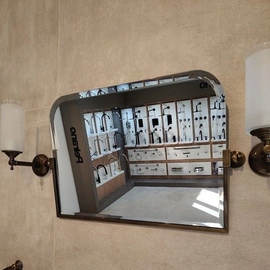 Robinet Espejo Pivotante Capilla 70 X 50 Bronce Viejo