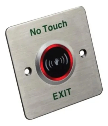 Botón de Salida - Hikvision - DS-K7P03/T - No Touch - NO/NC - Montaje en Puerta