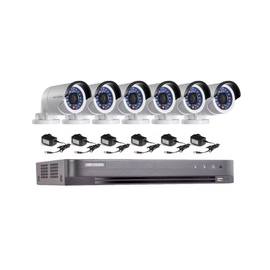 Kit 7216hqhi + 6 16d0t + Fuentes