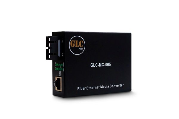 Media Converter - GLC-MC-005 - 10/100/1000M - Dual Fiber - MM - 850nm - 2km