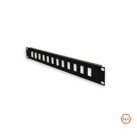 Frente de Patch Panel - GLC - CE-4042 - 1U - Para 12 Puertos