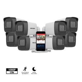 Kit Hikvision Camara Analogica 1080p x8u