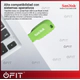 Pendrive USB Sandisk SDCZ50C-032G-B35GE Cruzer Blade 32GB Verde