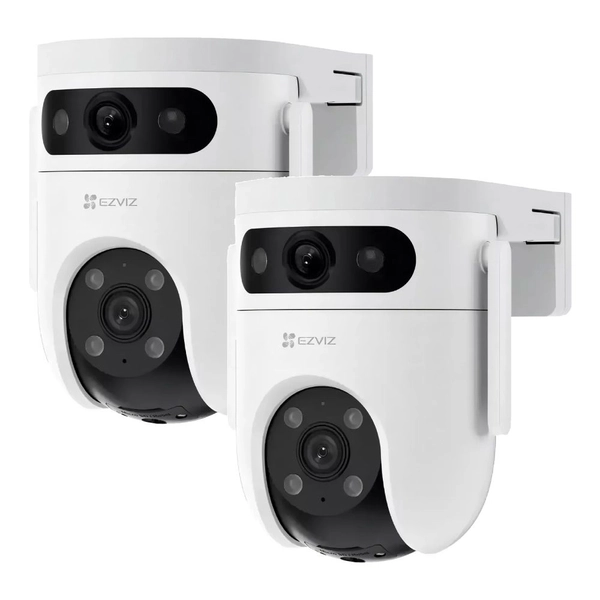 Kit x2 - Cámara Domo PT WiFi Exterior - H9C - Ezviz - 5MP - Color Nocturno