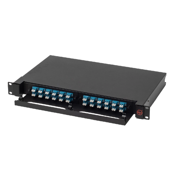 Bandeja FO - GLC-BANFO-LCPC-001 - 24 Adaptadores LC/PC - 48 Pigtails LC