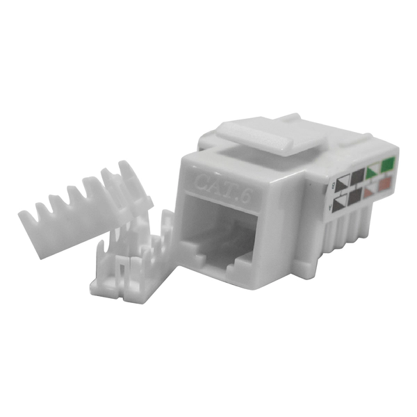 GLC - 4009 - JACK RJ45 110 IDC,A/B, BLANCO Cat.6