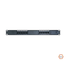 Patch Panel - GLC - CE-4012 - 12 Puertos - CAT 5E - Para Krone/110 - Rackeable