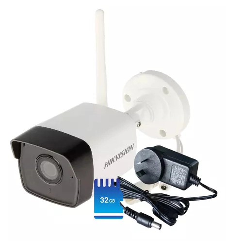 Kit Camara Bullet IP 1021 - Hikvision - WiFi + SD 64GB