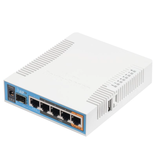 Router Microtik RB962UiGS-5HacT2HnT Dual band, Five Gigabit Ethernet ports, PoE-