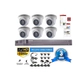 Kit DVR - Hikvision - 7208HQHI + 6 Cámaras 56D0T + Conectores
