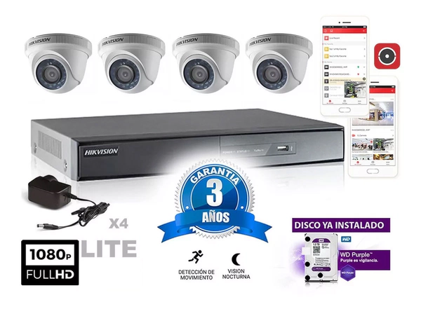 Kit Turbo 7216hghi + 4 56c0t fuentes + Disco