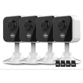 Kit x4 - Cámara Mini WiFi Interior - H1C - Ezviz - Full HD + 16GB