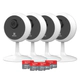 Kit x4 - Cámara Mini WiFi Interior - C1C - Ezviz - Full HD + SD 64GB
