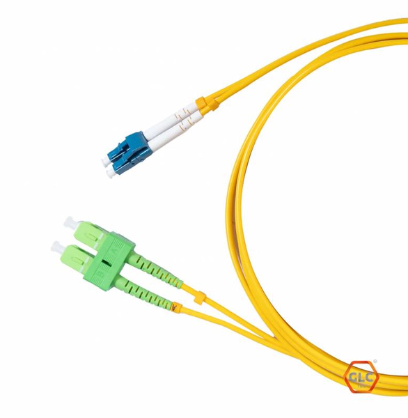 GLC - FO-4171 - P.CORD FO SC/APC - LC/PC SM X 3MTS DUPLEX