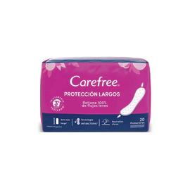 Carefree Protección Largos Protectores Diarios X20 Unidades