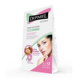 Depimiel Bandas Cera Depilatoria Rostro Sensitive 12 Unidades
