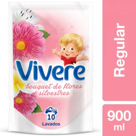 Vivere Suavizante Para Ropa Bouquet De Flores Silvestres Doypack 900 Ml