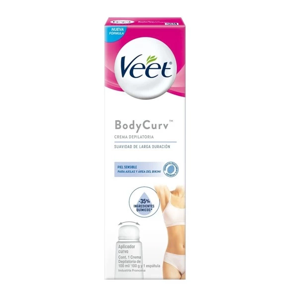 Veet Crema Depilatoria Axila Y Area de Bikini Piel Sensible 100 ml