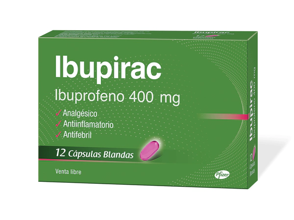 Pfizer - Ibupirac 400 Mg (24 Capsulas Blandas)