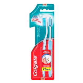 Colgate Cepillo Dental Slim Soft Compact Head 2 Unidades Promo Precio Especial