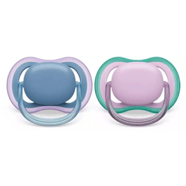 Avent Chupete Ultra Air Liso 618 -m Nene x 2 Color Liso
