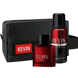 Necessaire Kevin Red EDT 60 ml + Deo 150 ml