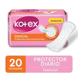 Kotex Protector Diario Esencial (20 Unidades)