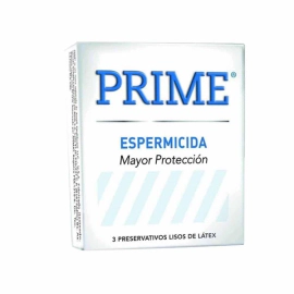Prime Preservativos Espermicida (3 Unidades)