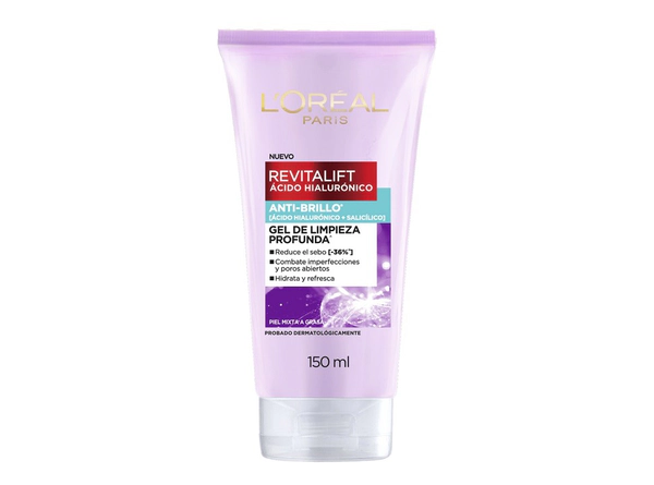 L´Oréal Paris Revitalift Gel De Limpieza Profunda Anti Brillo 150Ml