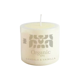 ORGANIC VELA 5,5 X 5,5 SANDALO & VAINILLA
