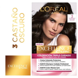 Excellence Kit de Coloracion Castaños 3 Castaño Oscuro