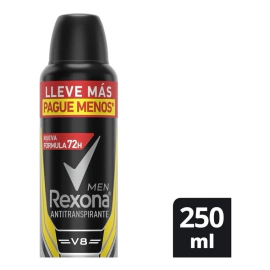 Rexona Men V8 Antitranspirante Aerosol 250 ml
