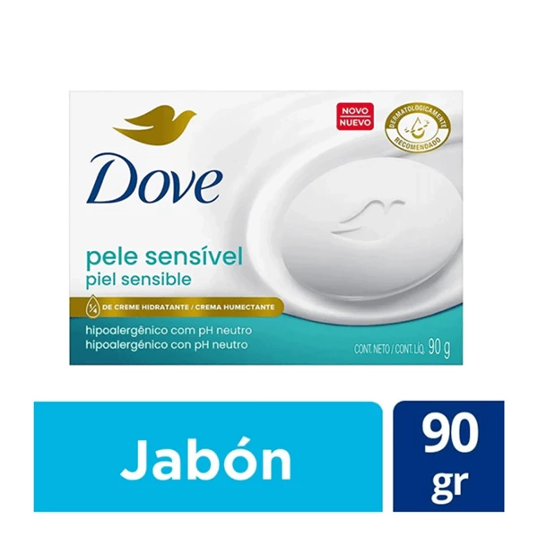 DOVE PIEL SENSIBLE | JABON TOCADOR | 90gr