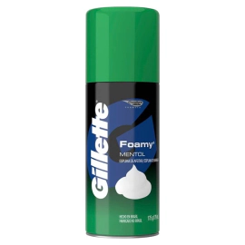 Gillette Espuma de Afeitar Foamy Mentol 175 gr