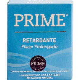 Prime Preservativos Retardante (3 Unidades)
